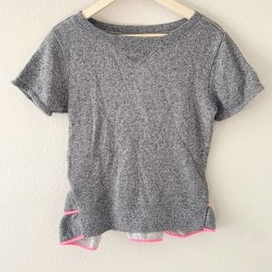 Victoria Secret | Heathered Gray Short Sleeve Sweater Size Small